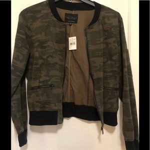 Sanctuary Camo Bomber Jacket